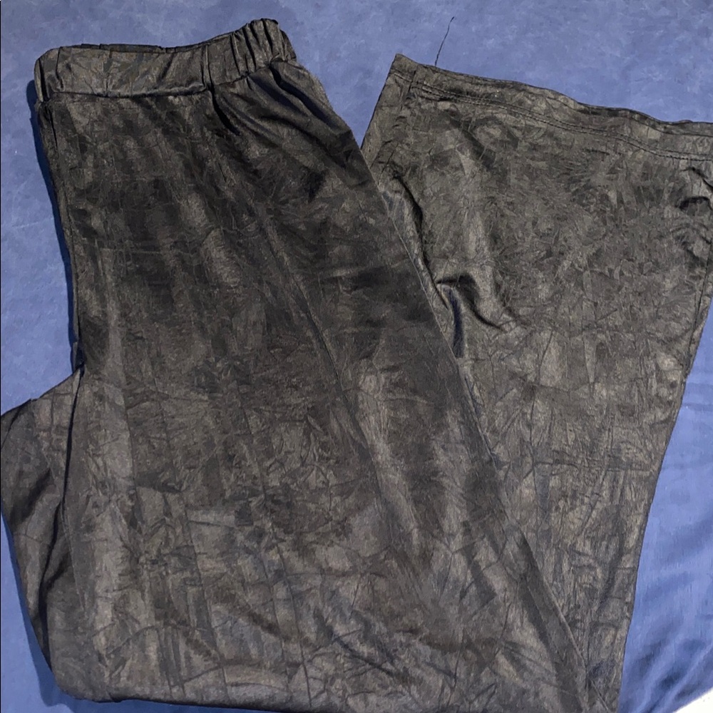 Zara Black Fashion Pants with Elastic Waistband